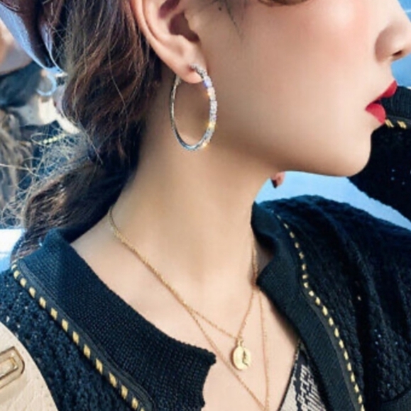 925 Sterling Silver Hoop ✨ Earrings New - Picture 6 of 10